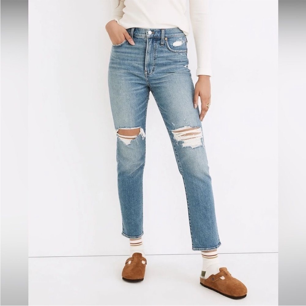 MADEWELL The Perfect Vintage Jean Distressed Q8